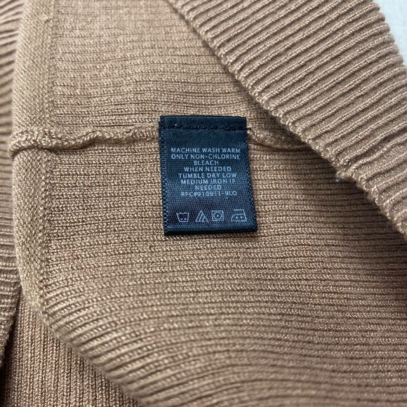 George Mocha Brown Knit Tank Top Sweater M 8-10 Preppy Hipster Academia Career - Picture 9 of 9